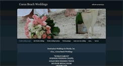 Desktop Screenshot of cocoabeachweddings.com